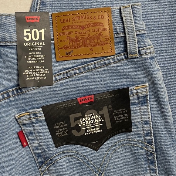 Levi’s Premium 501 Crop in Tango Surge - Picture 16 of 16